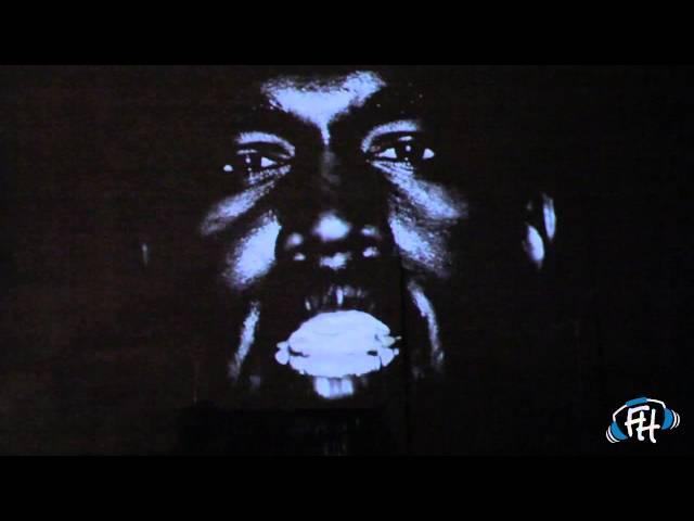 Kanye West - "New Slaves" Projection in NYC