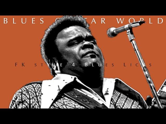 4 Blues Licks of Freddie King | Guitar Lesson