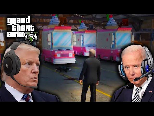 US Presidents SURVIVE ICE CREAM SHORTAGE In GTA 5