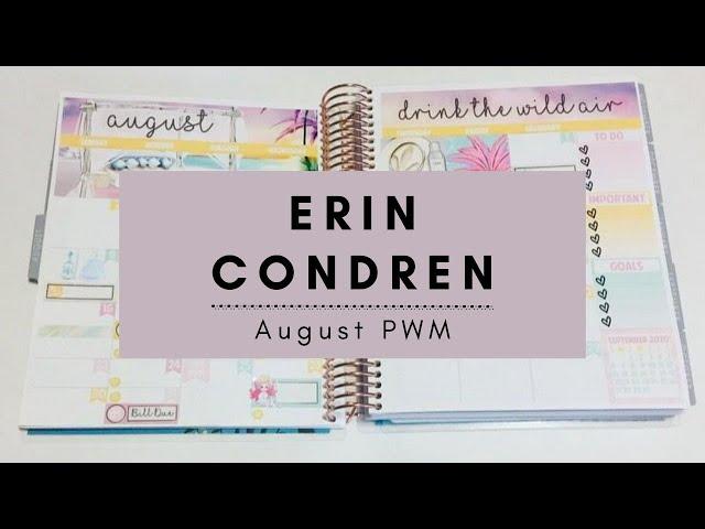 August Mystery Kit PWM 2020 | Erin Condren Vertical Life Planner | SPOILER ALERT