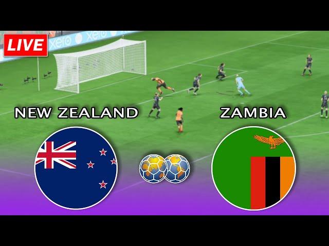LIVE | New Zealand Women vs Zambia Women | Women's International Friendly Football Match