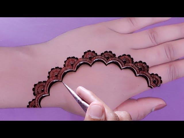 Very easy full hand mehndi| mehandi ka design| simple full mehndi design |back hand mehndi design