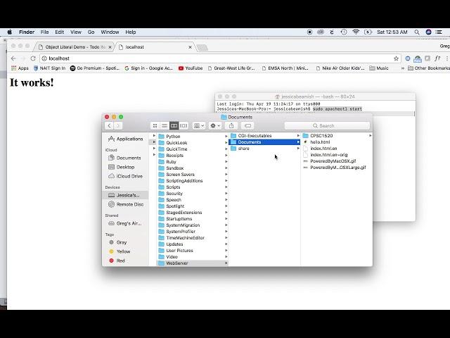 localhost tutorial for macOS users