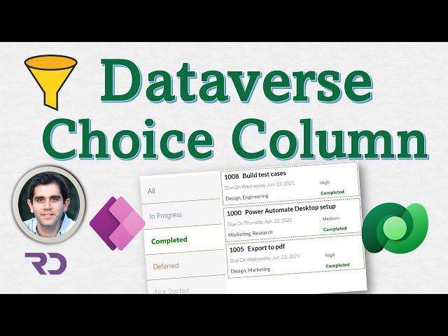 Filter Dataverse Choice column in Power Apps Gallery