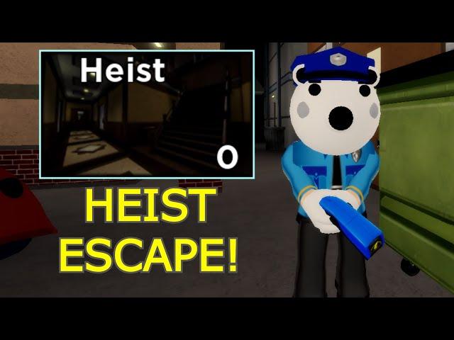 How to ESCAPE THE HEIST MAP + ENDING CUTSCENE in PIGGY! - Roblox