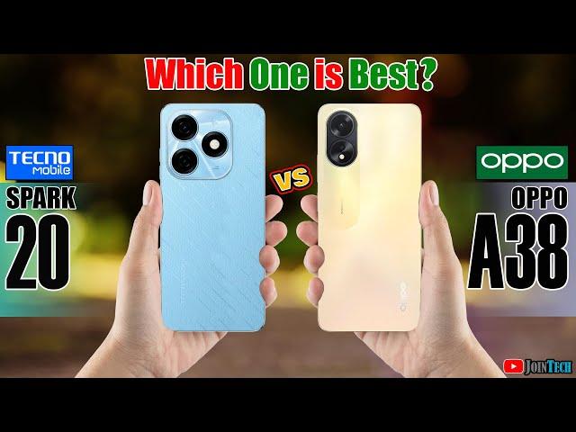 WOWWW AMAZING   DECODING THE SUPERIORITY! Tecno Spark 20 Vs Oppo A38