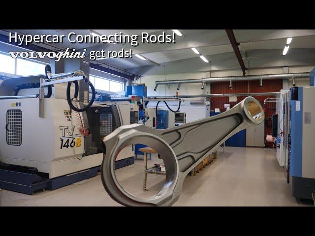How Supercar/Racecar Connecting Rods are Made! Auto Verdi Factory Tour