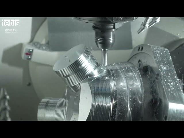 Tebis 5-Axis Simultaneous Machining- Aerospace Part