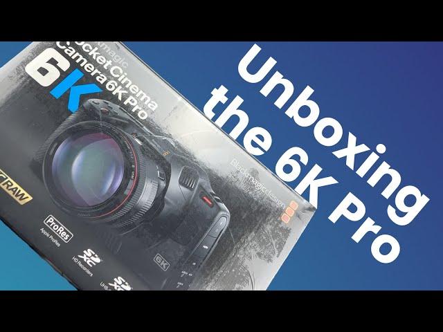 Blackmagic Pocket Cinema 6K Pro Full Unboxing! (Real World Review)