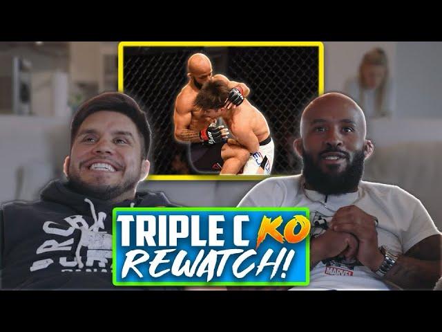 *FULL FIGHT* Demetrious Johnson & Henry Cejudo Watch Back Their First Fight vs Each Other MUST WATCH