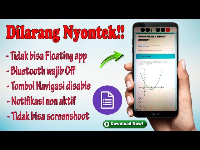 Tidak Bisa Nyontek, CARA MENGATASI KECURANGAN SAAT UJIAN DI HP DENGAN EXAMBROWSER