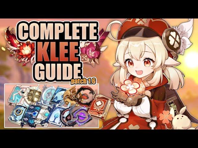 KLEE - COMPLETE GUIDE - 4/5 Weapons, Artifacts, Builds & Comp Showcase | Genshin Impact