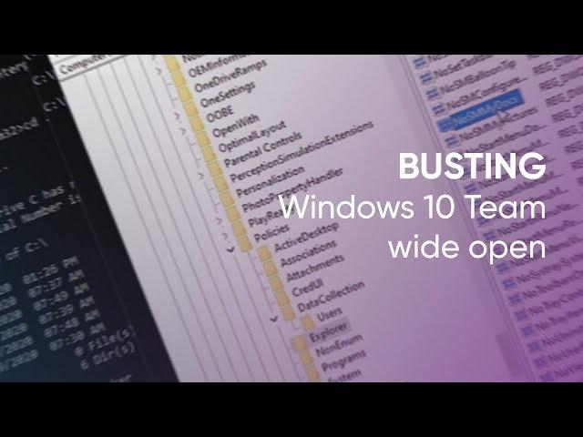 Busting Windows 10 Team wide open, part 1 - enabling the Desktop