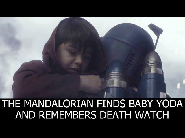 The Mandalorian finds Baby Yoda and remembers Death Watch [4K]