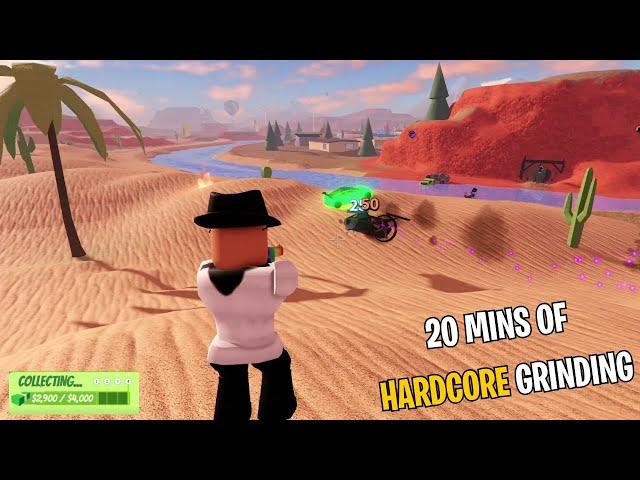 Super Intense Jailbreak Grinding Gameplay...(Roblox Jailbreak)