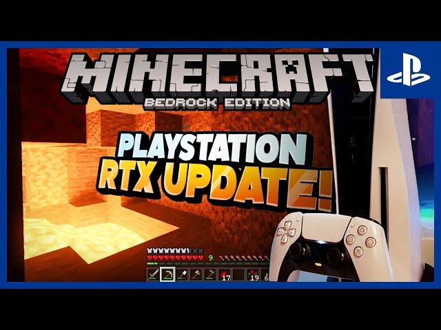 Minecraft PS4/PS5 RTX Shader Tutorial! (Minecraft Bedrock Update)