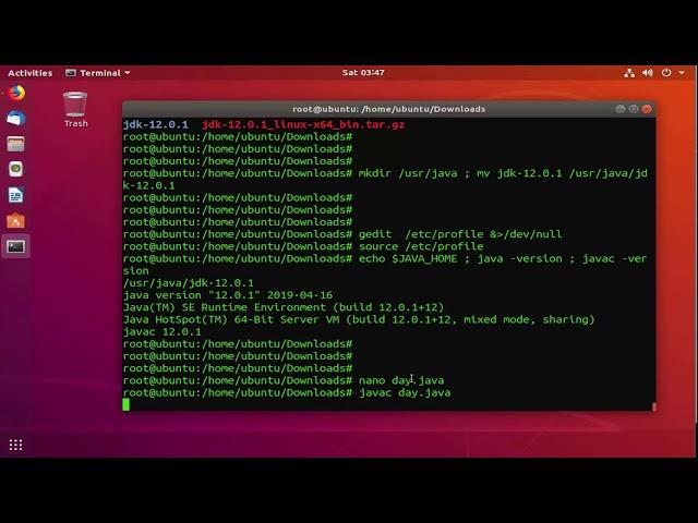 2 Ways To install java 12.0.1 On Ubuntu 18.04.2 LTS