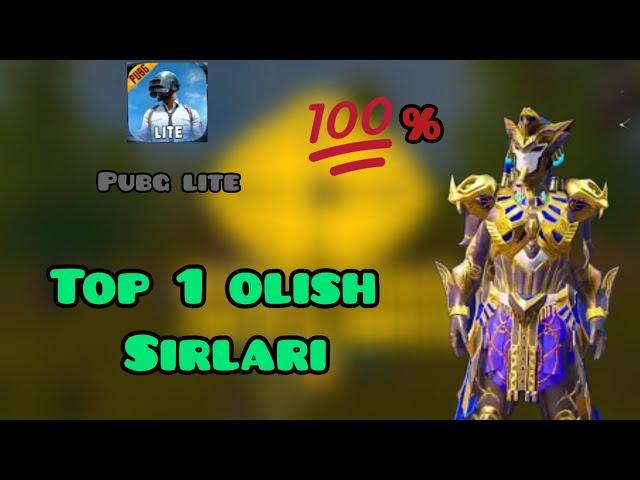 Top 1 olish sirlari  sinalgan usul  pubg lite ....