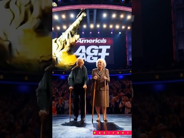 America's Got Talent: Elderly Man Shocks Judges by Transforming Into a Tiger!  #agt2024 #agt