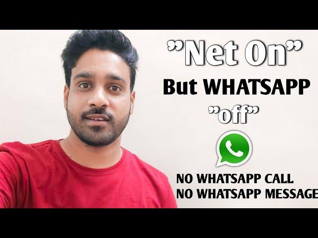 net on but notification | whatsapp ka net kaise off kare | Net on hone par bhi notification naa aye