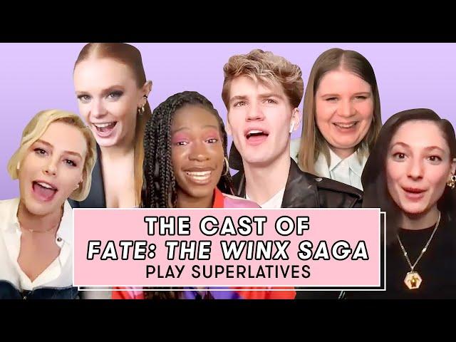 The Cast of Fate: The Winx Saga Talk Bloom's Eyebrows And Flirting | Superlatives | Seventeen