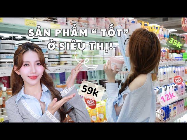 TOP SẢN PHẨM BÌNH DÂN TỐT NHẤT Ở SIÊU THỊ! Skincare, haircare,body care bình dân xứng đáng 100 điểm!