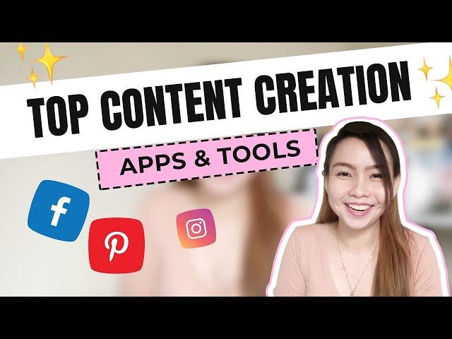 6 Best Apps and Tools for Content Creation| Social Media Strategies [CC English Subtitle]