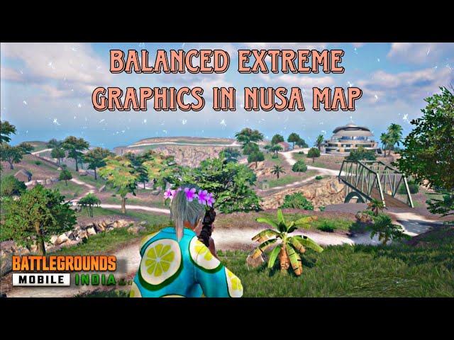 Beautiful Balanced Extreme Graphics in Nusa Map | BGMI | iPad Air