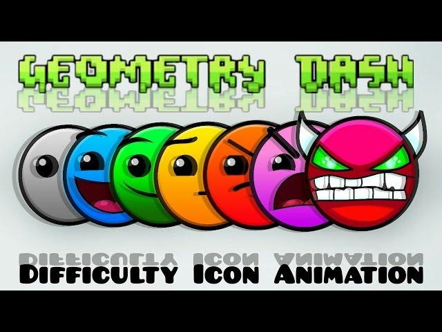 Geometry Dash - Difficulty Icon Animation