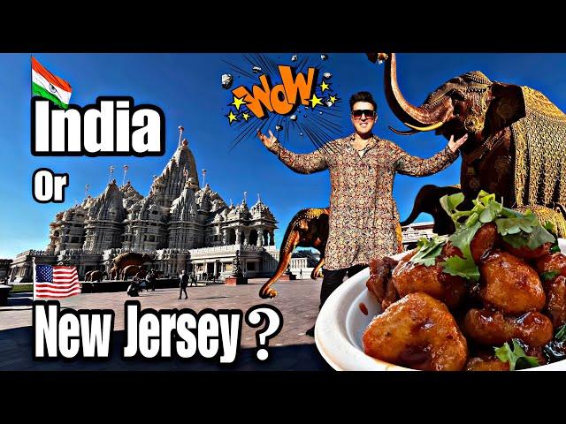 Eating Indian Food At America’s LARGEST Hindu Temple