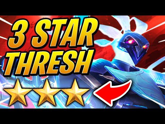 3 STAR THRESH ⭐⭐⭐ Pulls THE WHOLE BENCH?! | TFT Galaxies | Teamfight Tactics Set 3 | LoL