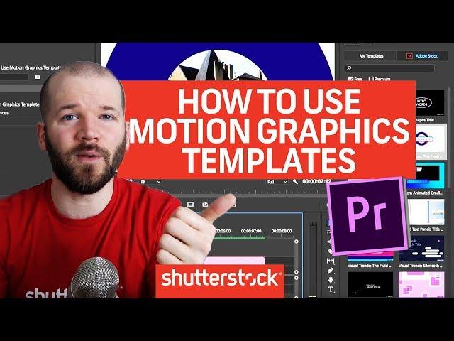 Using Motion Graphic Templates In Premiere | Video Editing Tutorials