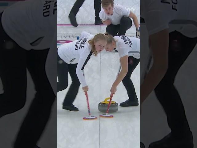 When your curling game is too strong...   #Gangwon2024