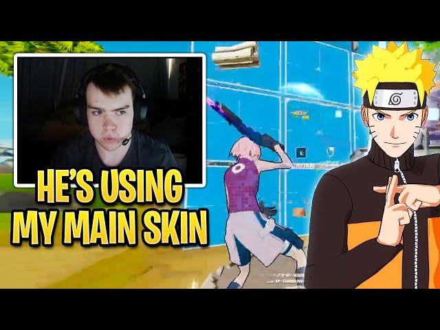 Mitro CRACKED After Using Mongraal's New MAIN SKIN! (Naruto Update)