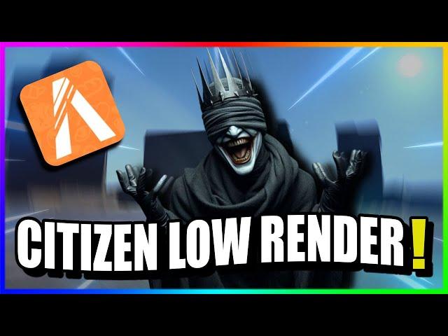 CITIZEN PC FRACO LOW RENDER OTIMIZADO MAIS FPS PARA PVP/RP - ATUALIZADA 2025