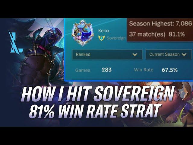 HOW I HIT SOVEREIGN USING A 81% WIN RATE STRAT IN WILD RIFT | RiftGuides | WildRift