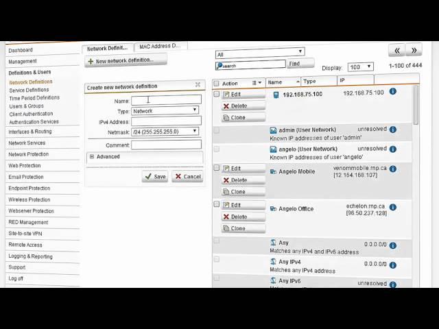 Sophos SG UTM Firewall Overview