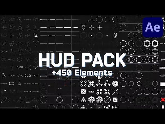 HUD Pack / Part 6 ( After Effects Template )  AE Templates