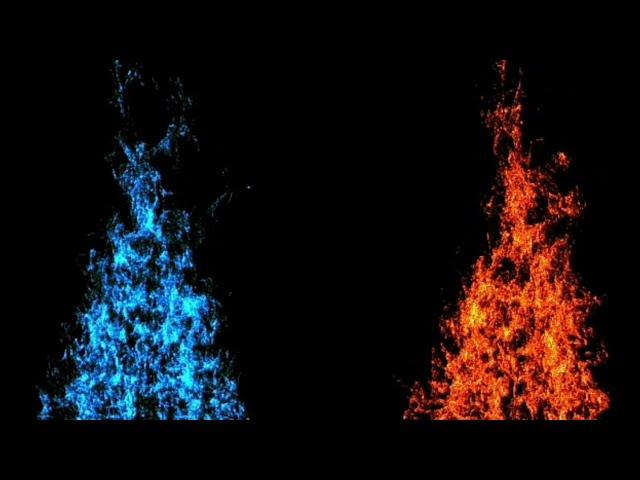 RED , BLUE FLAME - SPECIAL EFFECTS VDO. BLACK SCREEN EFFECTS