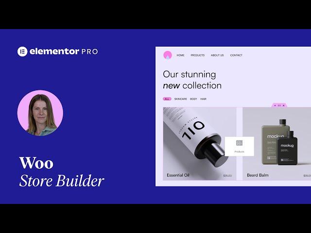 Build Online Stores with Elementor Pro Woo Store Builder