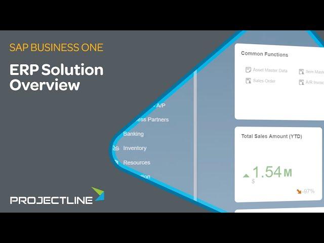 SAP Business One Demo | Best ERP for Small to Mid-size Business