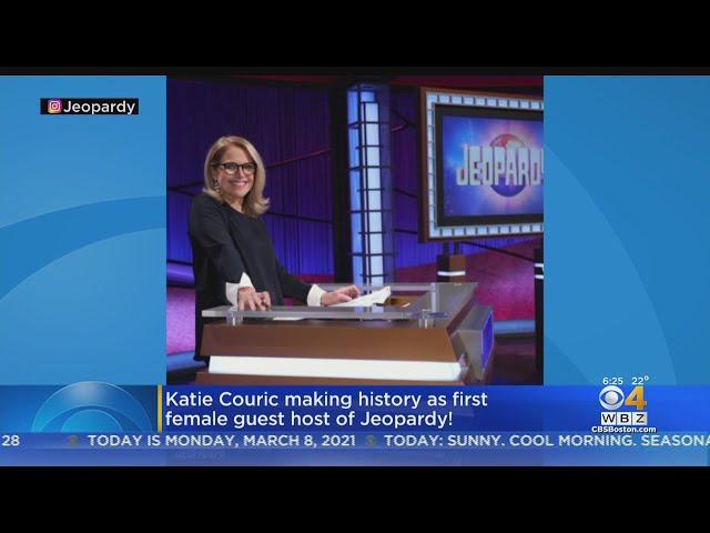 Katie Couric Making History As First Female Guest Host Of 'Jeopardy!'