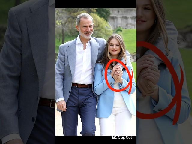 Princess leonor and king felipe of spain#infantasofiaofspain#spanishroyalfamily#viralvedio#leonor