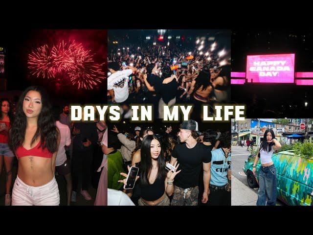 VLOG: DAYS IN MY LIFE- Suburb Talks Club Event, Toronto, Filming, Hard Summer