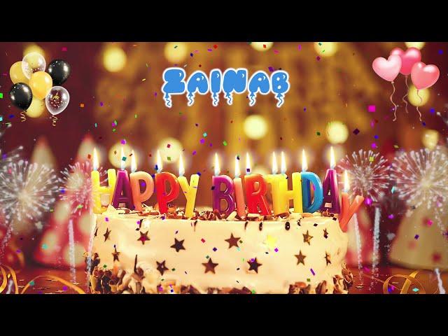 ZAINAB Happy birthday song – Happy Birthday Zainab