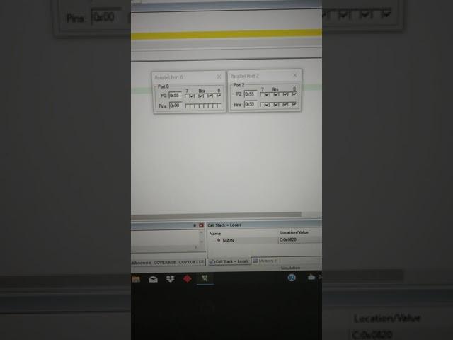 Creat a 1 st Embedded C program for blinking LED  using port  Addressing method using Keil for 8051.