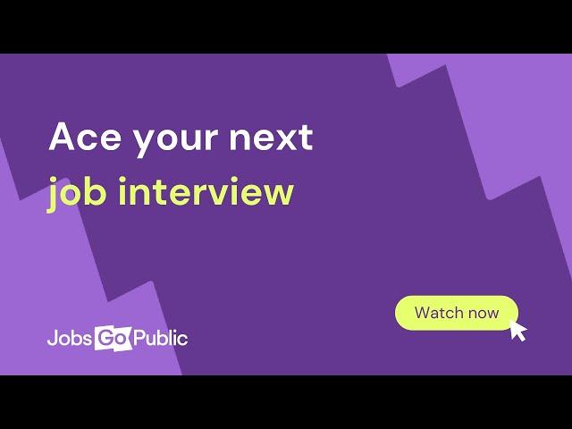 How to ace your next job interview | STAR technique & mock interviews