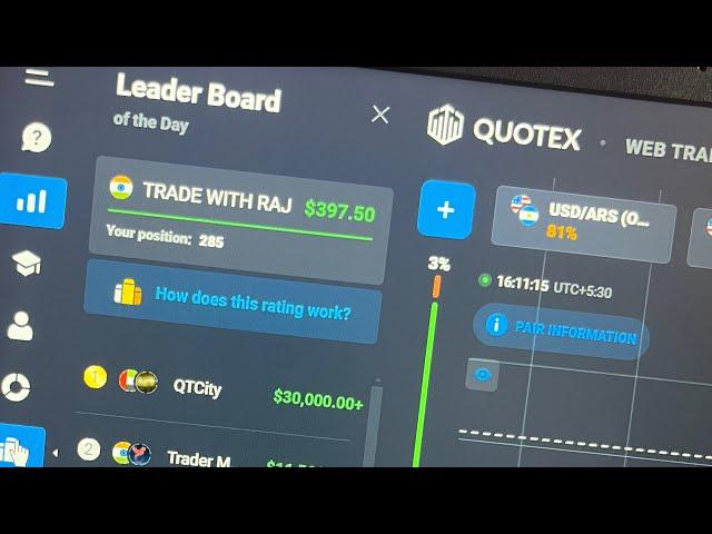 400$ PROFIT QUOTEX OTC SECRET STRATEGY | QUOTEX COMPOUNDING STRATEGY |  QUOTEX SURESHOT STRATEGY