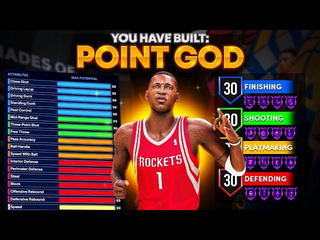 *NEW* 4-WAY POINT GAWD BUILD IS THE BEST BUILD IN NBA 2K24! DEMIGOD BUILD! Best Build 2k24