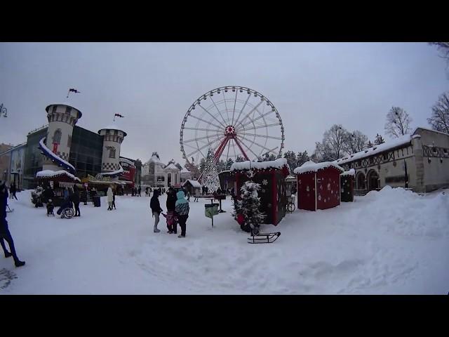 Travel in Ukraine. Gorky Park. Kharkiv. Slobozhanshchyna. 13.01.2019.